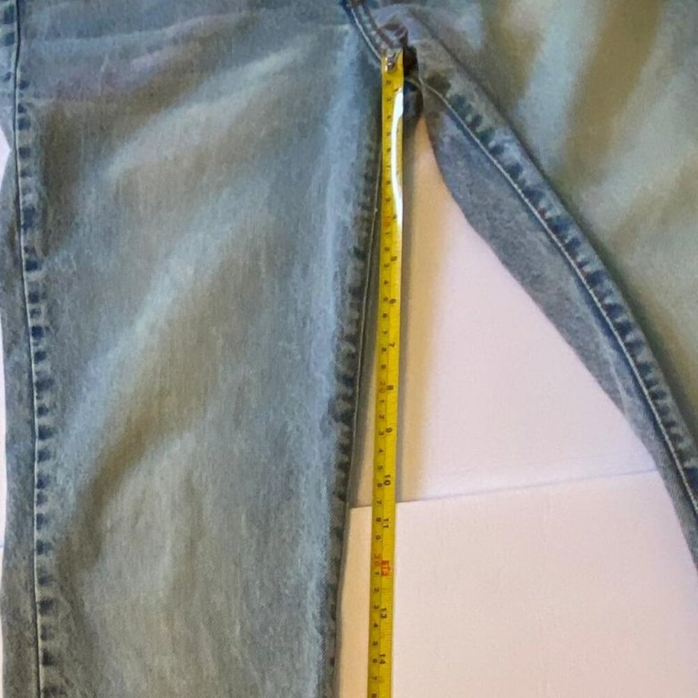 Revice V Cut Waist Jeans Size 26 Low Rise Light Wash Y2K Straight Leg - Picture 13 of 16